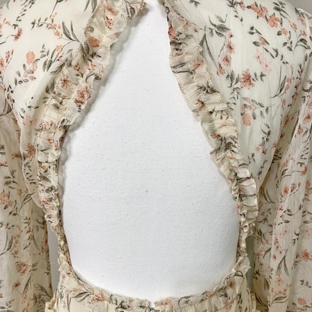 Fashion Nova Summer Date Mini Dress - Ivory/Combo NWT - Picture 7 of 16